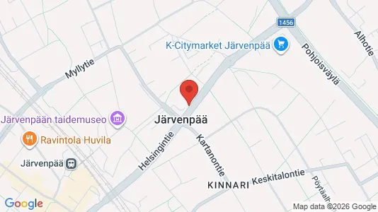 Apartments for rent i Järvenpää - kort over placeringen