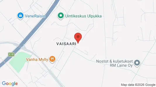 Apartments for rent i Raisio - kort over placeringen