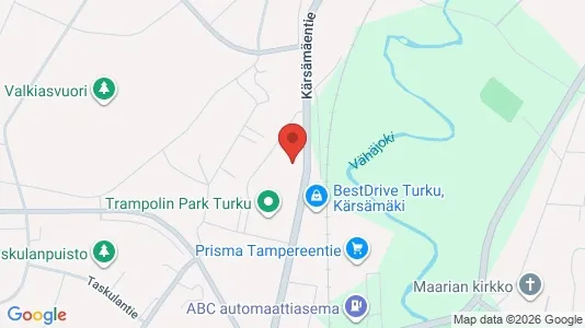 Apartments for rent i Turku - kort over placeringen