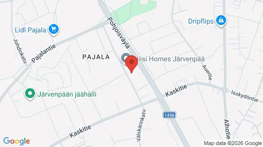 Apartments for rent i Järvenpää - kort over placeringen