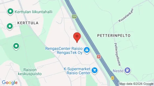 Apartments for rent i Raisio - kort over placeringen