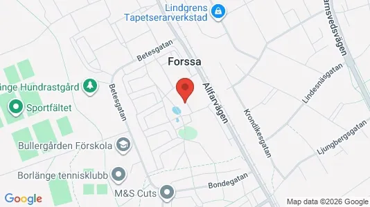 Apartments for rent i Borlänge - kort over placeringen