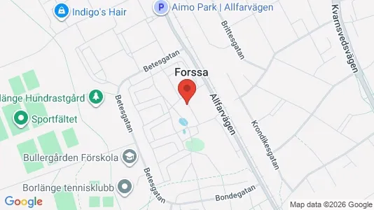 Apartments for rent i Borlänge - kort over placeringen