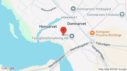 Apartments for rent i Borlänge - kort over placeringen