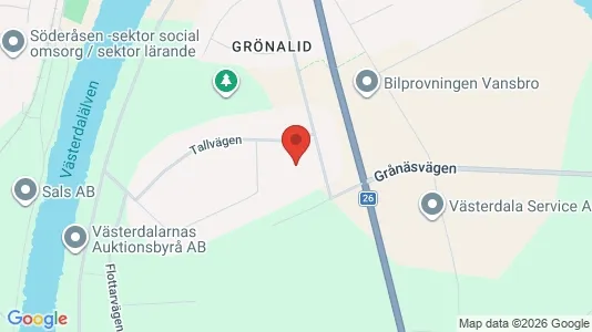 Apartments for rent i Vansbro - kort over placeringen