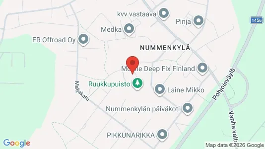 Apartments for rent i Järvenpää - kort over placeringen