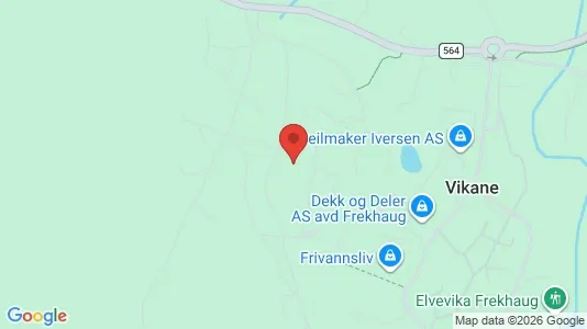 Apartments for rent i Meland - kort over placeringen