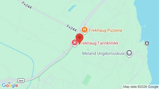 Apartments for rent i Meland - kort over placeringen