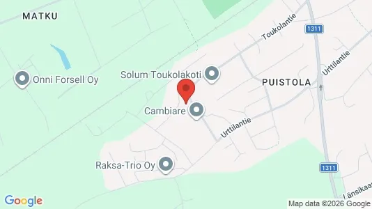 Apartments for rent i Nurmijärvi - kort over placeringen