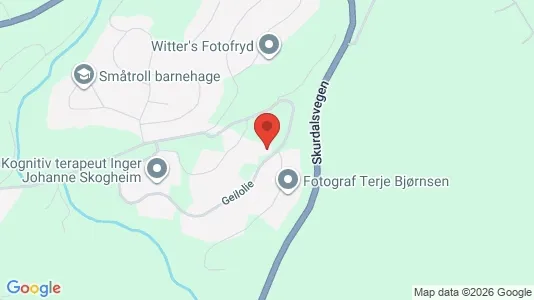 Apartments for rent i Hol - kort over placeringen