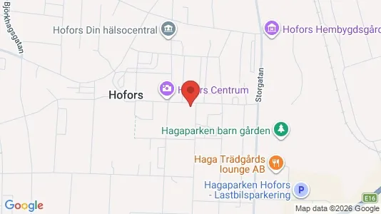 Apartments for rent i Hofors - kort over placeringen