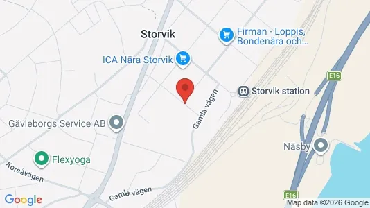 Apartments for rent i Sandviken - kort over placeringen