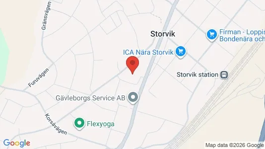 Apartments for rent i Sandviken - kort over placeringen