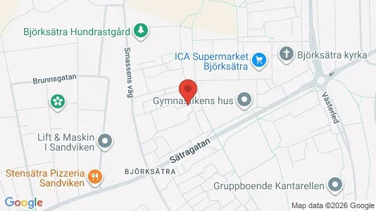Apartments for rent i Sandviken - kort over placeringen