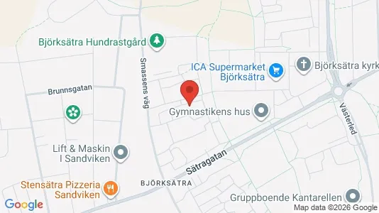 Apartments for rent i Sandviken - kort over placeringen