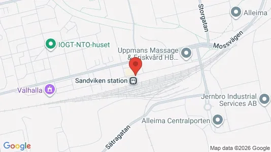 Apartments for rent i Sandviken - kort over placeringen