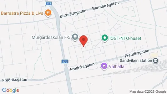 Apartments for rent i Sandviken - kort over placeringen