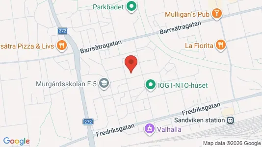 Apartments for rent i Sandviken - kort over placeringen