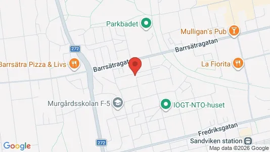 Apartments for rent i Sandviken - kort over placeringen