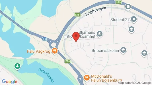 Apartments for rent i Falun - kort over placeringen