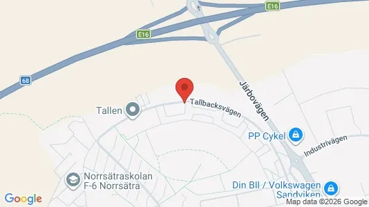 Apartments for rent i Sandviken - kort over placeringen