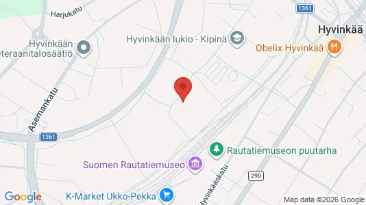 Apartments for rent i Hyvinkää - kort over placeringen