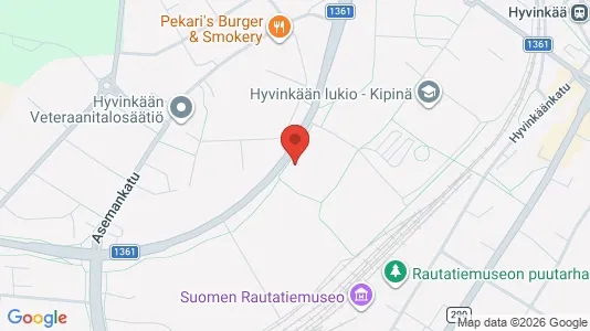 Apartments for rent i Hyvinkää - kort over placeringen