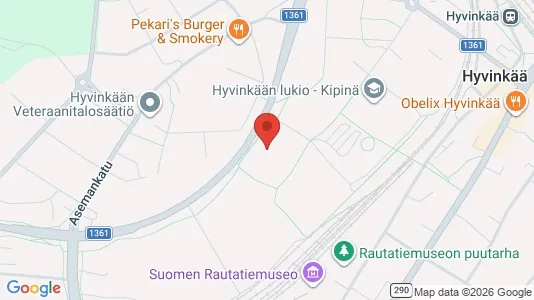 Apartments for rent i Hyvinkää - kort over placeringen