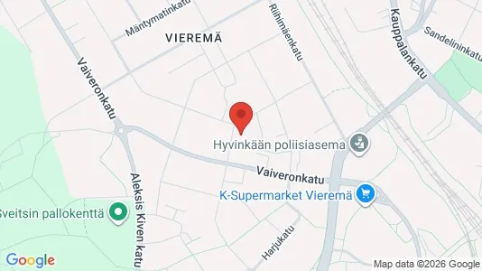 Apartments for rent i Hyvinkää - kort over placeringen