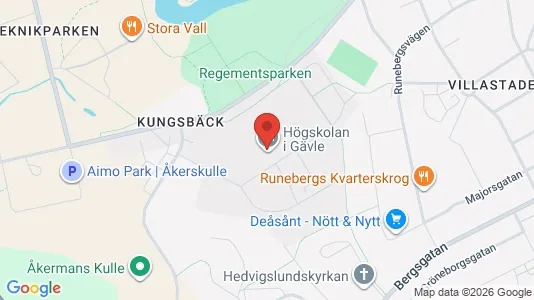 Apartments for rent i Gävle - kort over placeringen