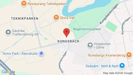 Apartments for rent i Gävle - kort over placeringen