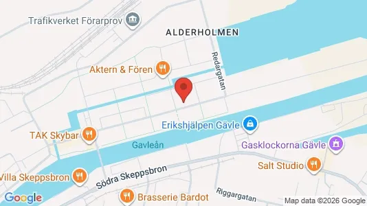 Apartments for rent i Gävle - kort over placeringen