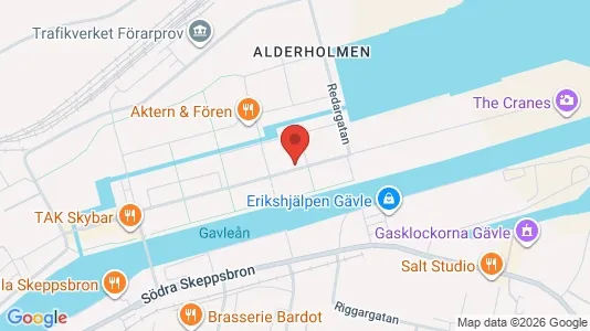 Apartments for rent i Gävle - kort over placeringen