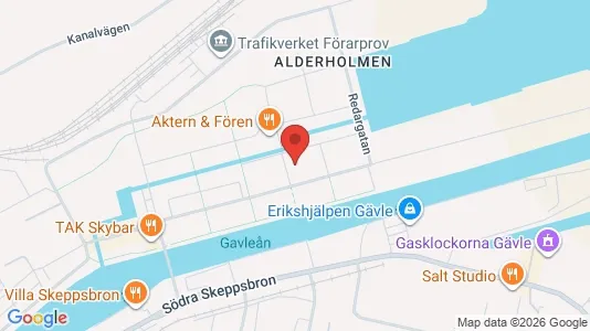 Apartments for rent i Gävle - kort over placeringen