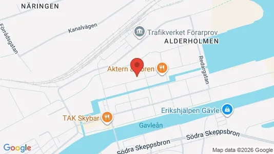Apartments for rent i Gävle - kort over placeringen