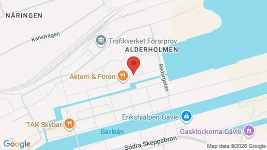 Apartments for rent i Gävle - kort over placeringen