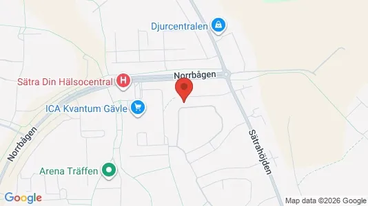Apartments for rent i Gävle - kort over placeringen
