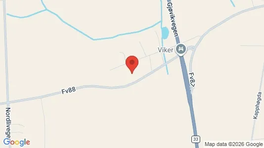 Rooms for rent i Østre Toten - kort over placeringen