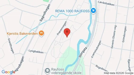 Apartments for rent i Vestre Toten - kort over placeringen