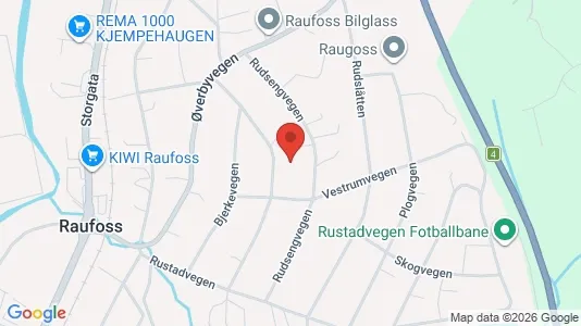 Apartments for rent i Vestre Toten - kort over placeringen