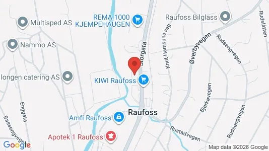 Rooms for rent i Vestre Toten - kort over placeringen