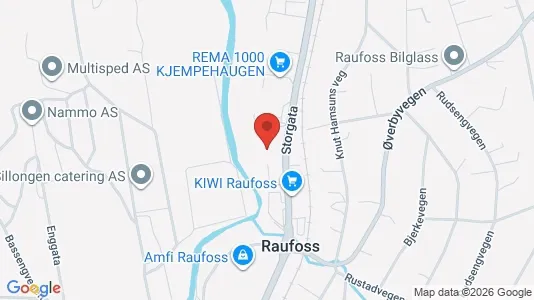 Apartments for rent i Vestre Toten - kort over placeringen