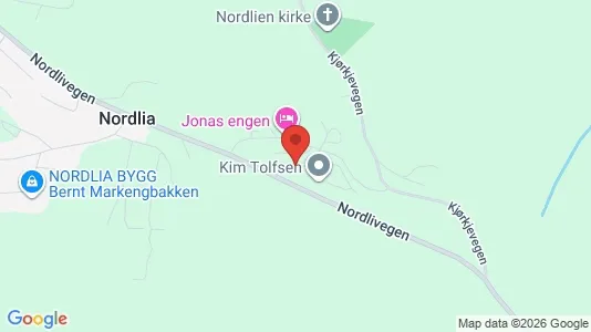Rooms for rent i Østre Toten - kort over placeringen