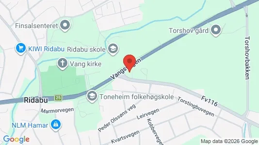 Apartments for rent i Hamar - kort over placeringen