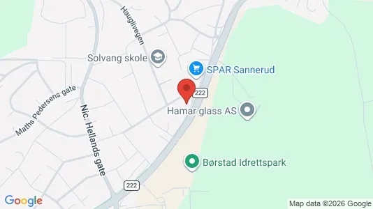 Apartments for rent i Hamar - kort over placeringen