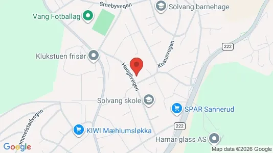 Apartments for rent i Hamar - kort over placeringen