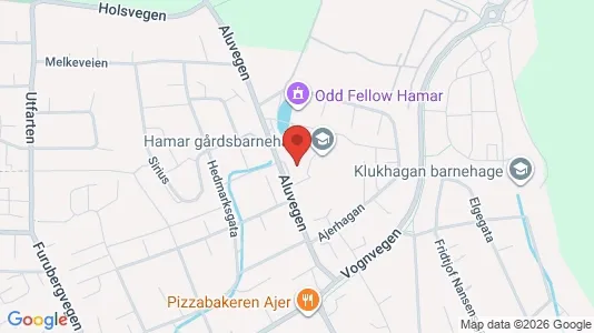 Apartments for rent i Hamar - kort over placeringen