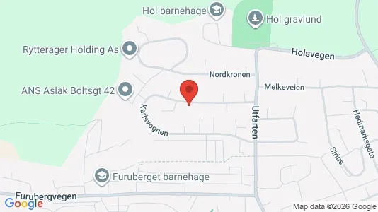 Rooms for rent i Hamar - kort over placeringen