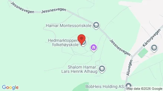 Apartments for rent i Hamar - kort over placeringen