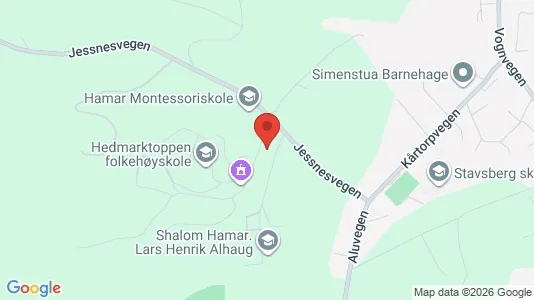 Apartments for rent i Hamar - kort over placeringen